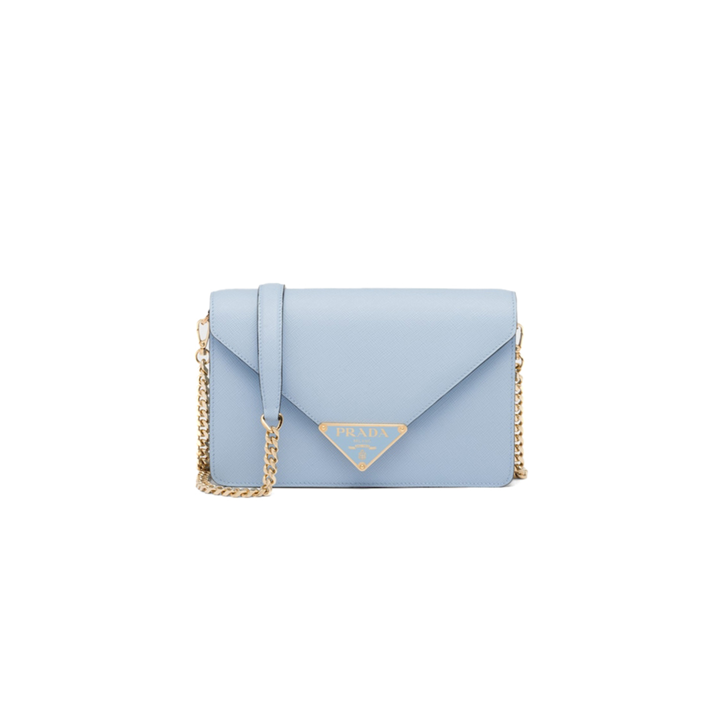 PRADA SAFFIANO LEATHER SHOULDER BAG 1BD318 (21.5*14*4cm)